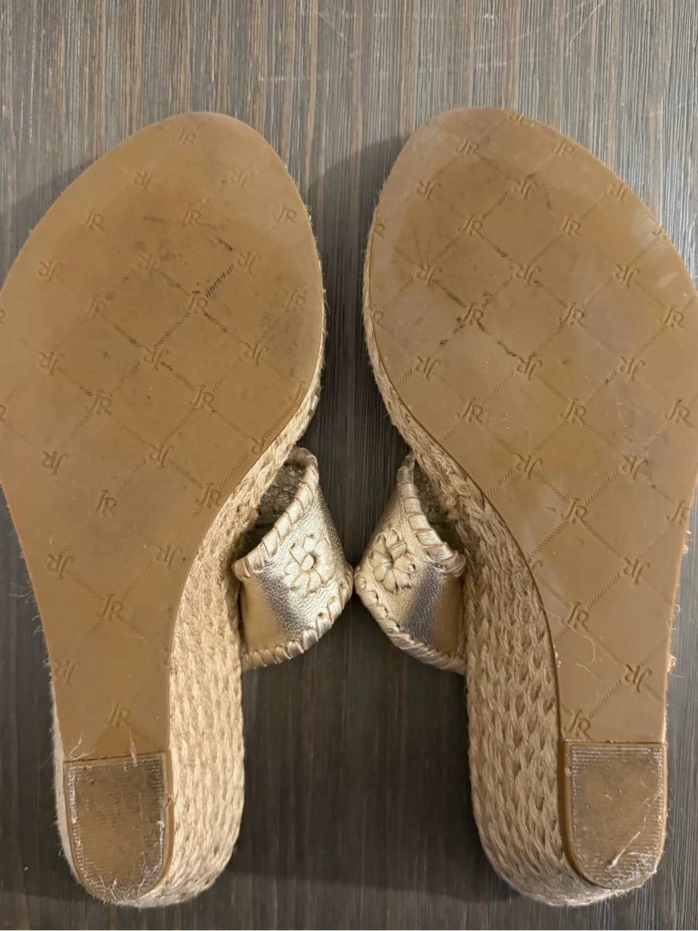 Jack Rodgers Metallic Gold Wedge